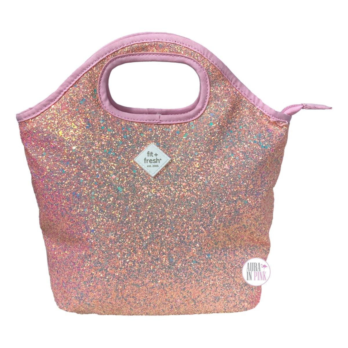 Fit & Fresh - Sloane Chunky Glitter Bag Pink kit