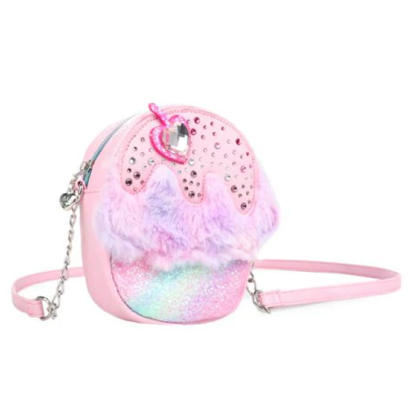 GB Iridescent Glitter Crossbody Handbag