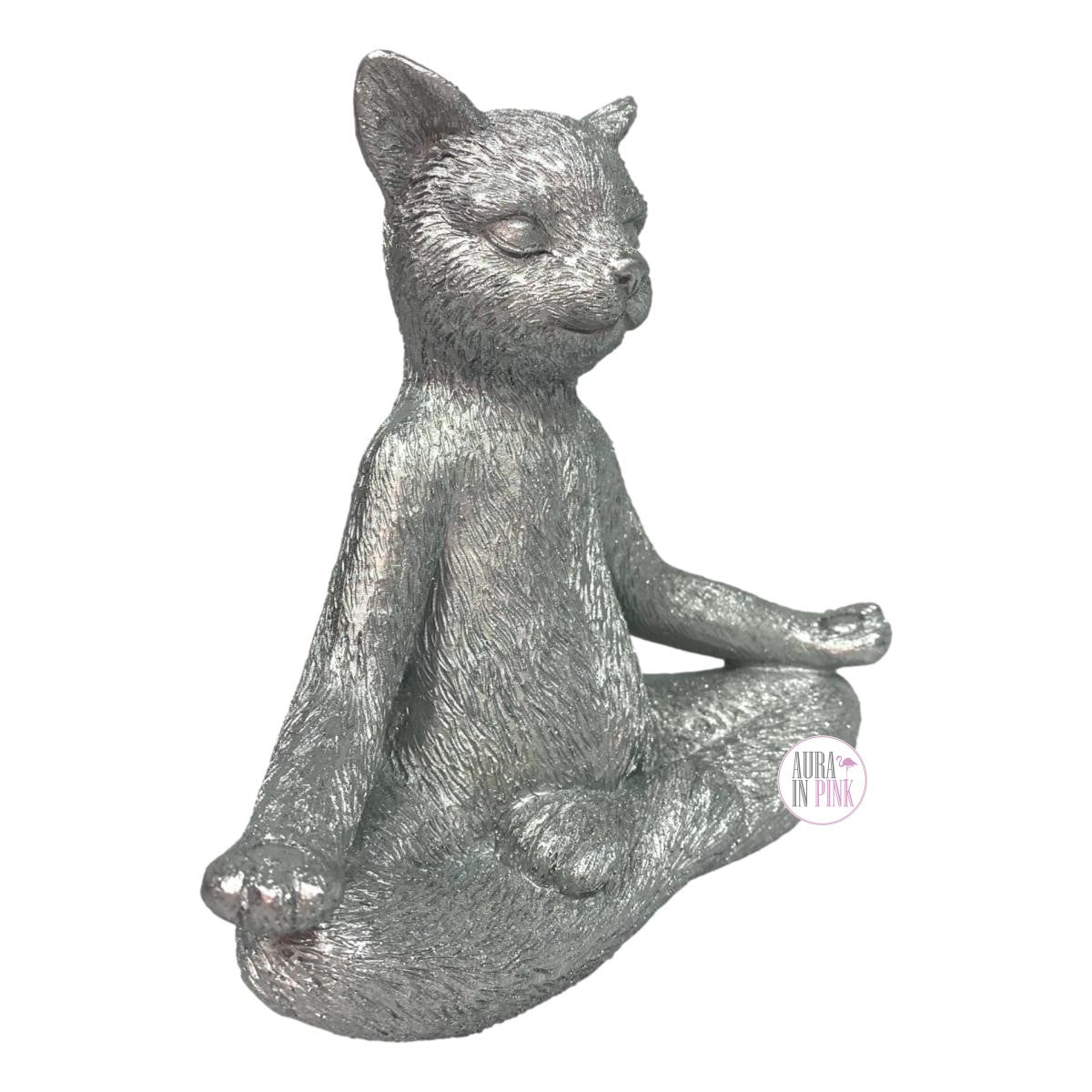 Yoga Cat Statue