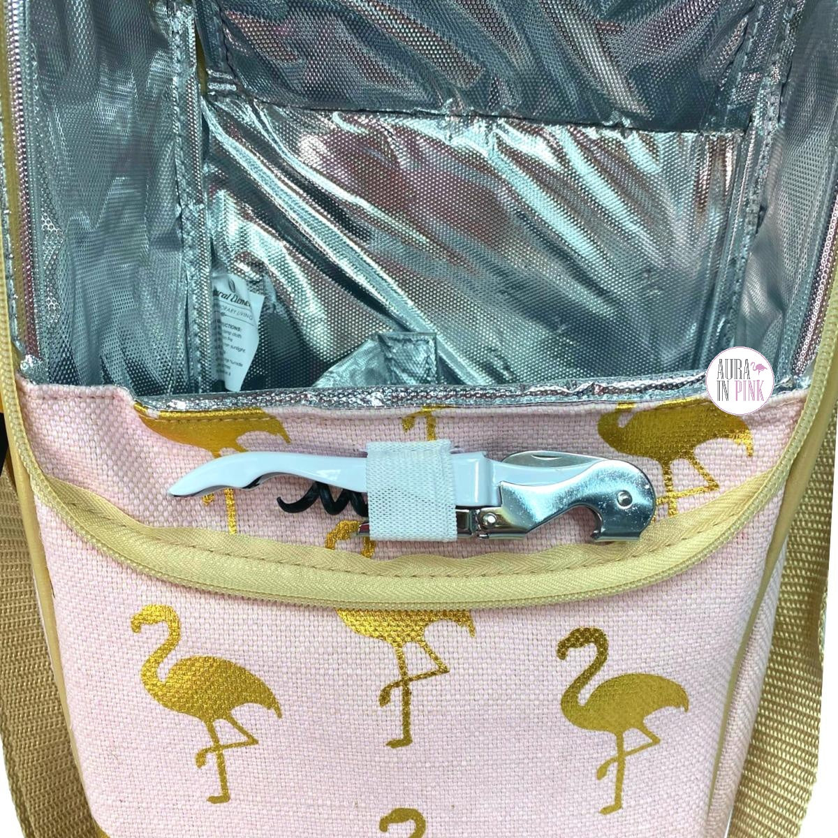 Large Cooler Bag - Pink Anchor