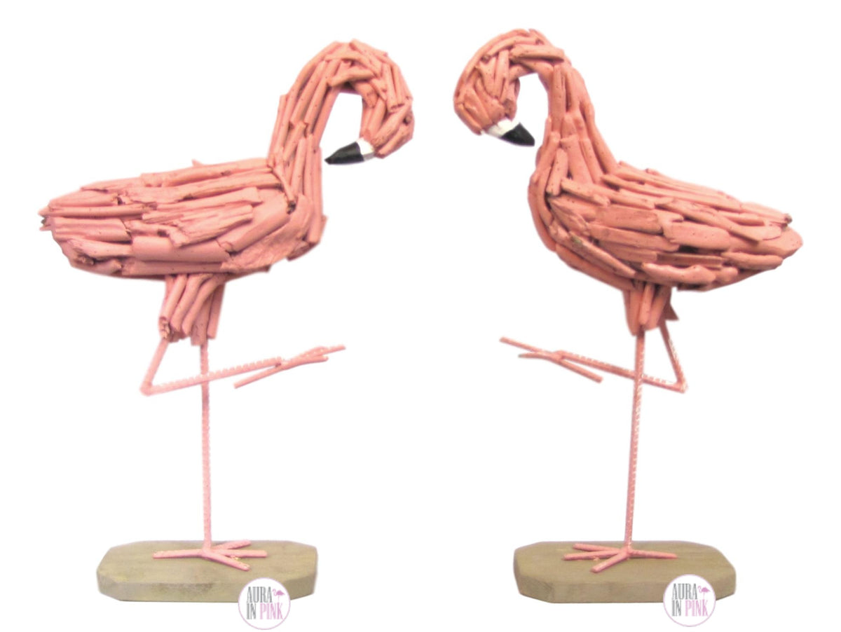 Re-Think Pink Flamingos & Tropical Foliage Nesting Bamboo Fiber Food S –  Aura In Pink Inc.