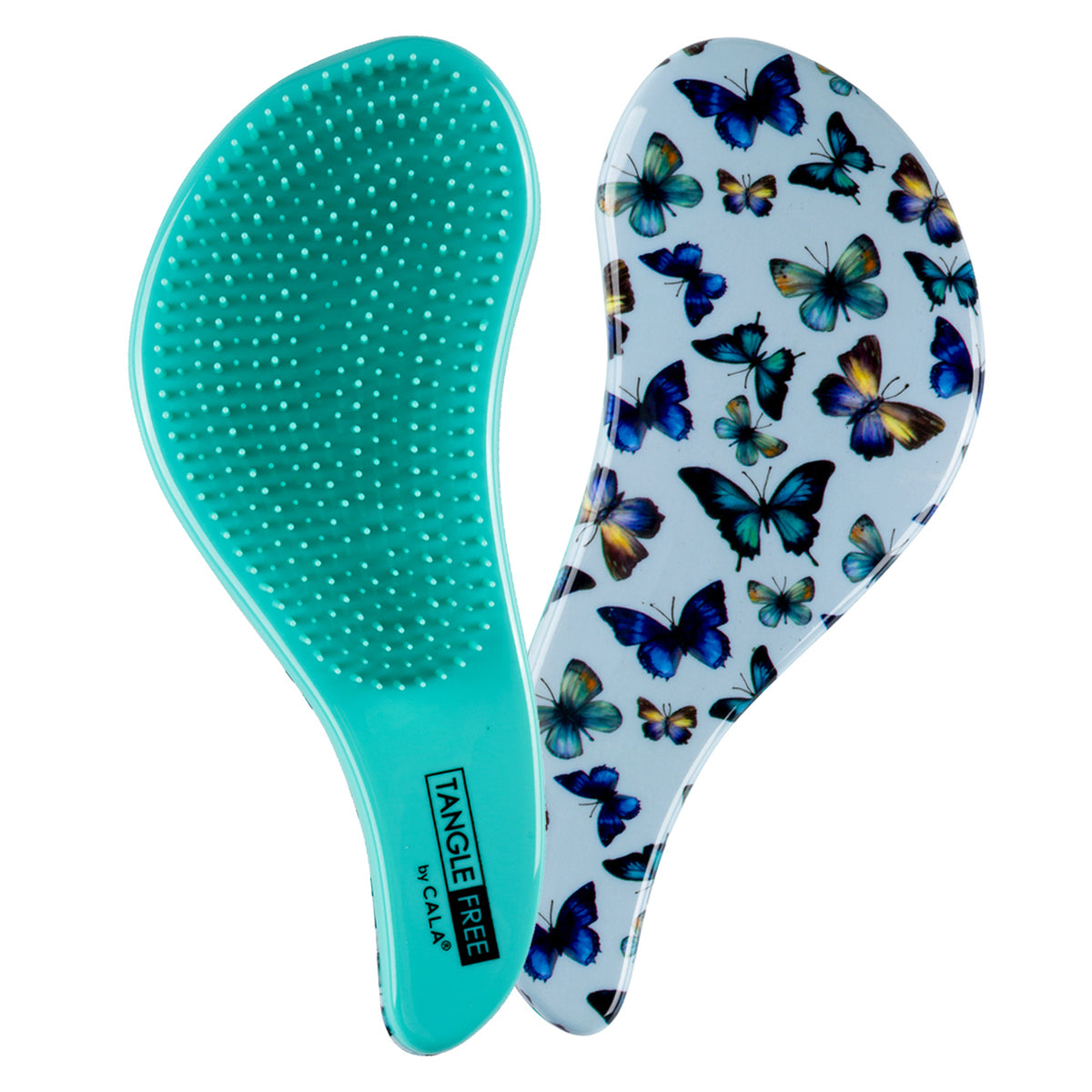 Cala Mixed Tropical Fruit Tangle Free Wet Dry Hair Brush – Aura In