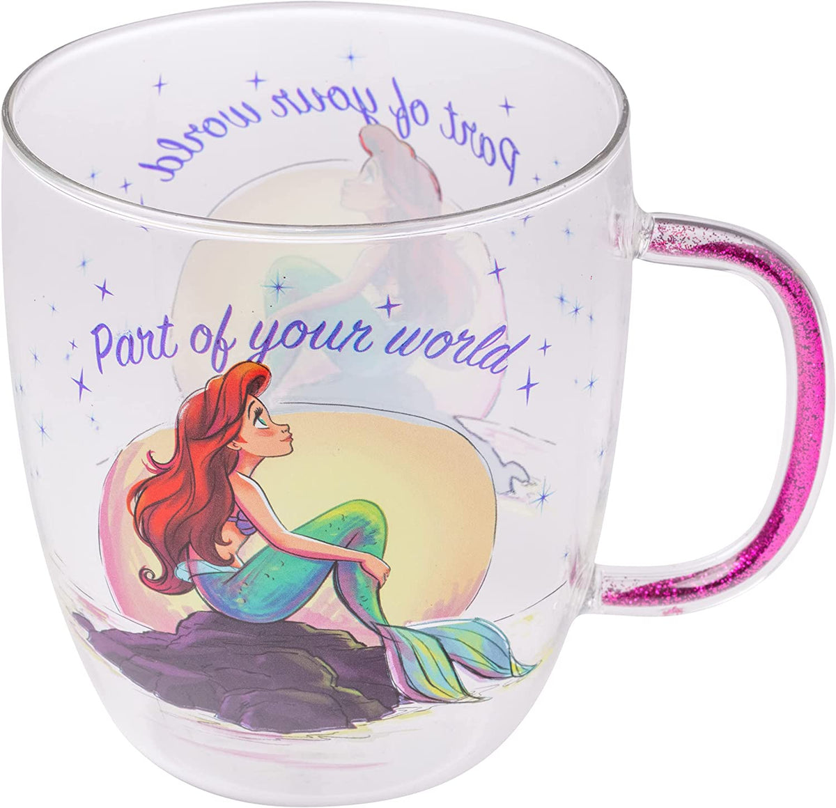 Disney The Little Mermaid Anchor Ariel Travel Mug - METALLIC