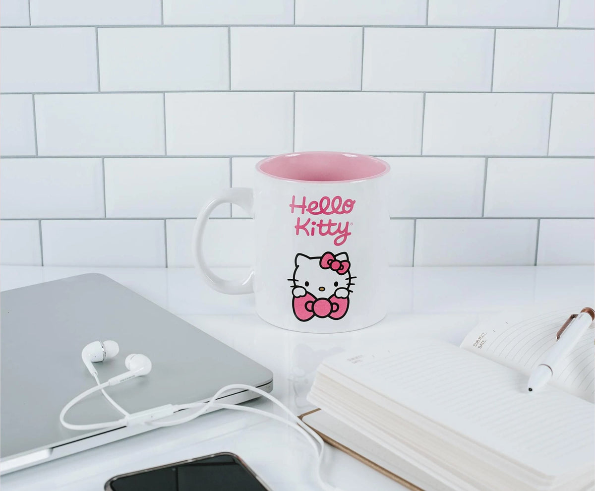 Tazza da caffè in ceramica extra large con licenza Hello Kitty di Sanr –  Aura In Pink Inc.