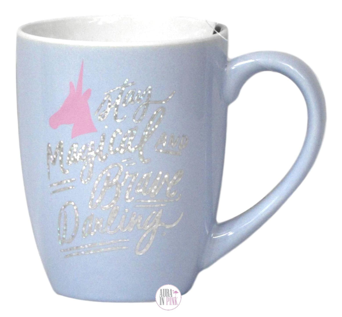 Kristen Ley Large Inspirational Coffee Mug - Blu pervinca Stay Magical –  Aura In Pink Inc.