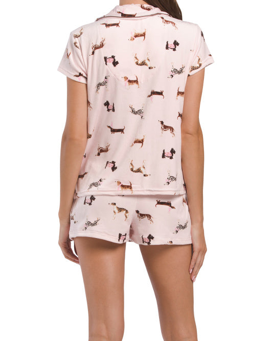Laura Floral Print Pyjama Shorts