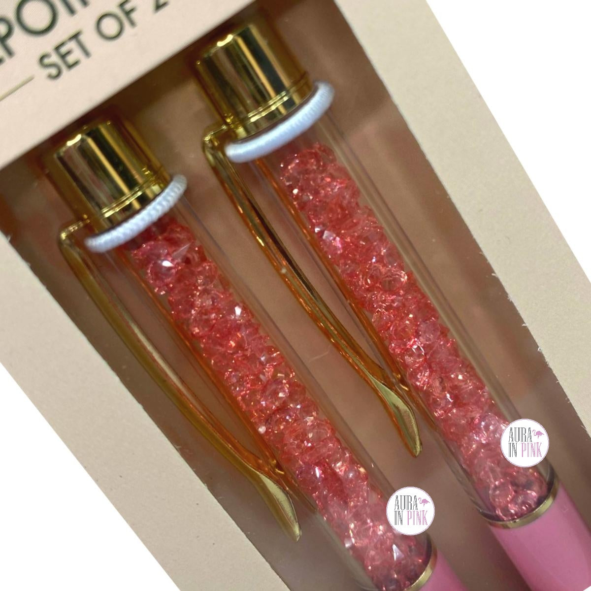 Crystal Diamond Pens - Red