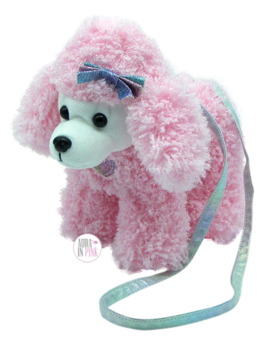 VIP Bubblegum Pink Poodle Fluffy Plush Bag Purse – Aura In Pink Inc.