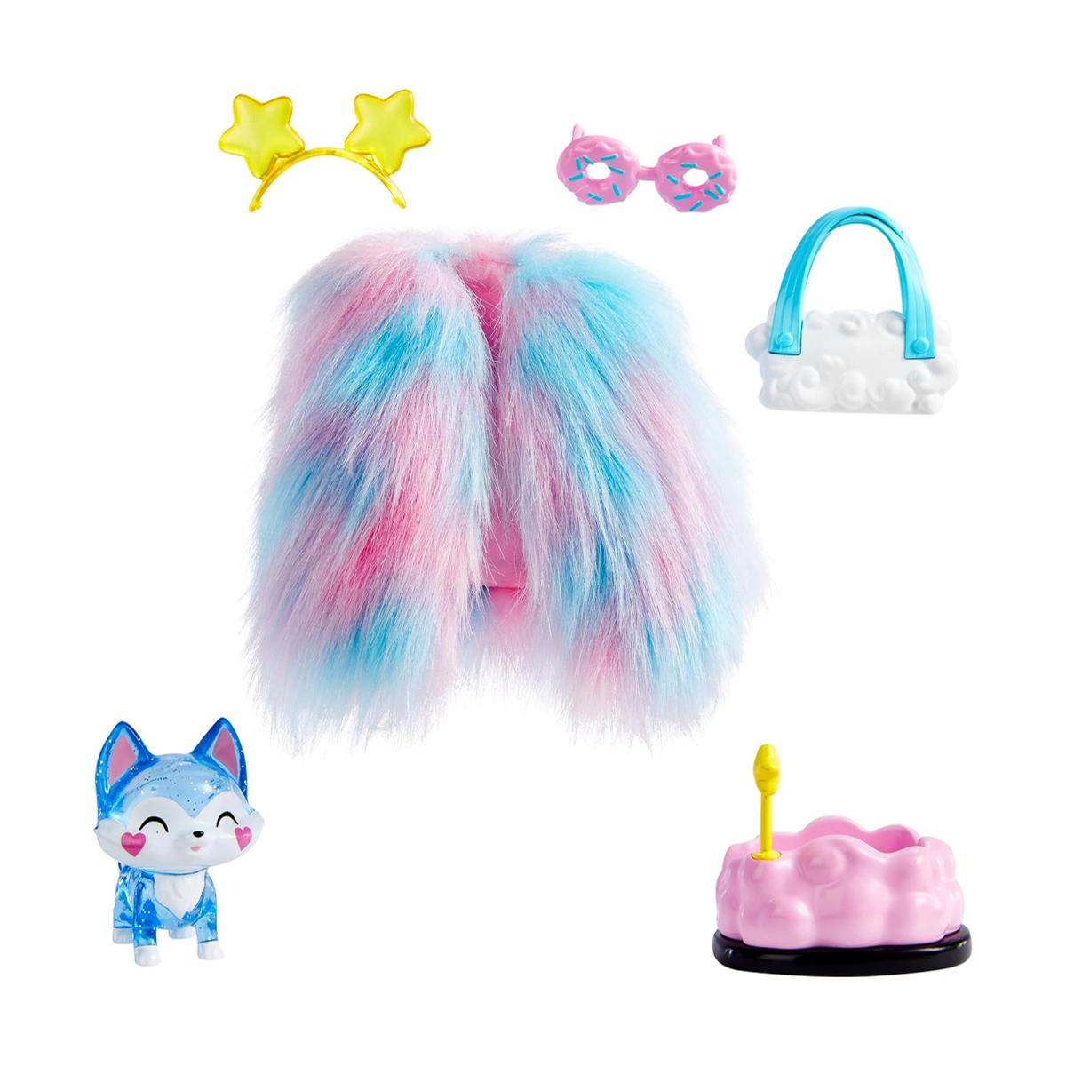 Barbie Extra Fashion Accessories Cotton Candy Faux Fur Coat