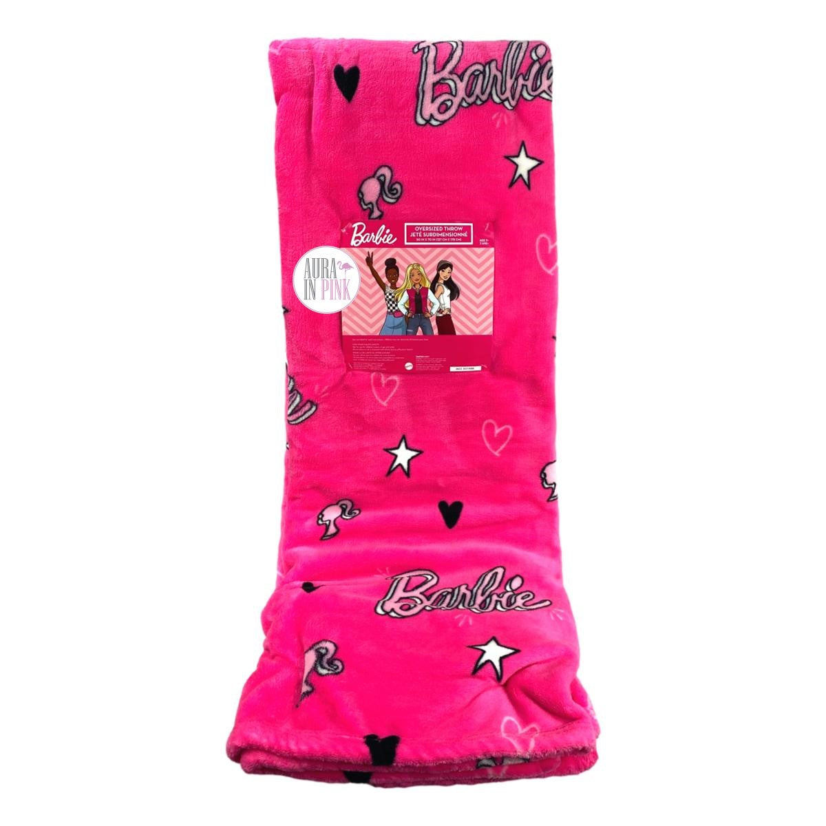 Barbie throw blanket sold