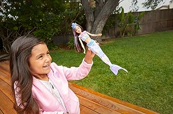 Barbie Mermaid Power Stacie Doll with 10 Pieces Including Clothing, Mermaid  Tail, Pet & Accessories, Toy for 3 Year Olds & Up