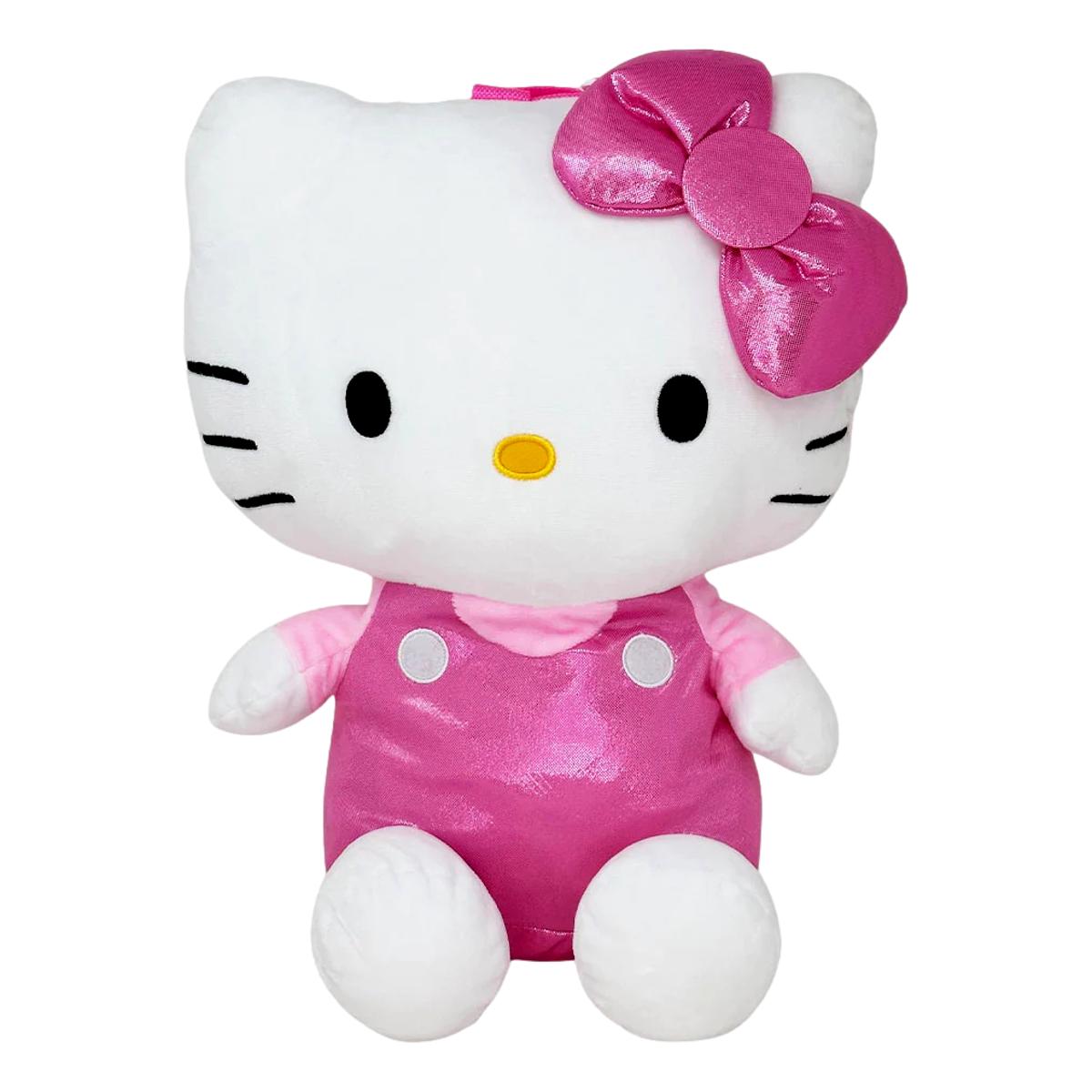 Hello Kitty By Sanrio Metallic Pink Plush Backpack – Aura In Pink Inc.