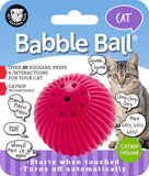 Pet Qwerks Toys Catnip Infused Electronic Cat Babble Ball