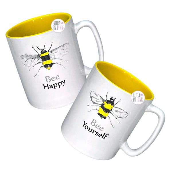 Bumble Bee Console Travel Mug Coffee Mug Fits in Car Holder 14 oz –  BumbleBee Pottery