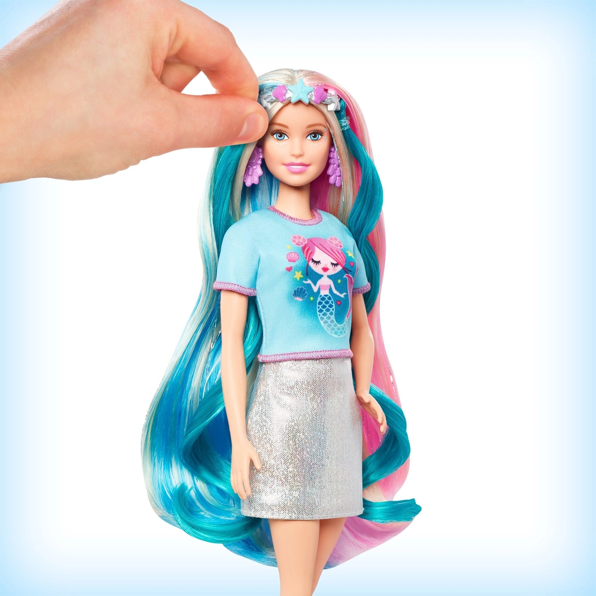 Barbie Fantasy Hair Unicorn To Mermaid Doll - Blonde – Aura In Pink Inc.