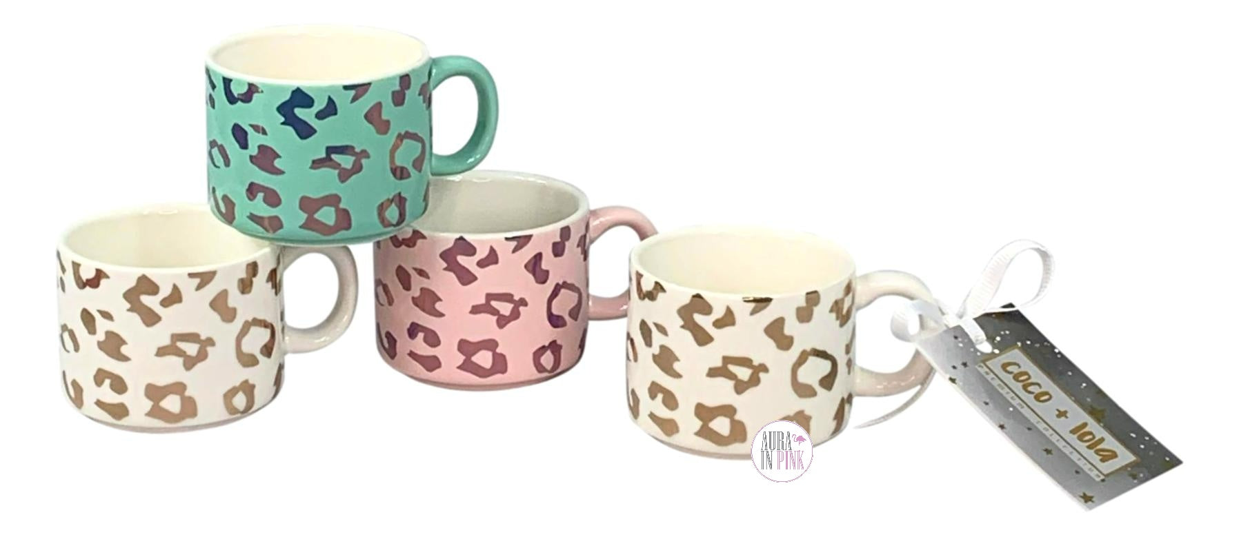 Stackable Espresso Cups 20 Oz Coffee Mugs 30th Anniversary Gifts