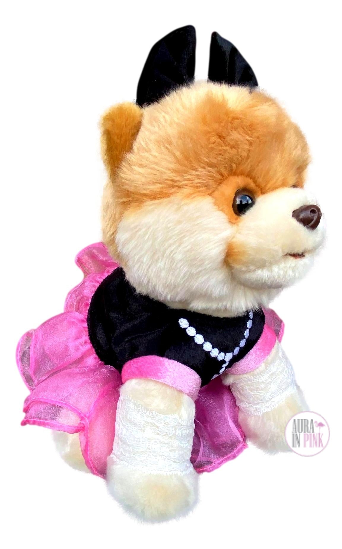 Boo Gund Pomeranian Puppy Dog Boo Plush Stuffed Animal Toy 