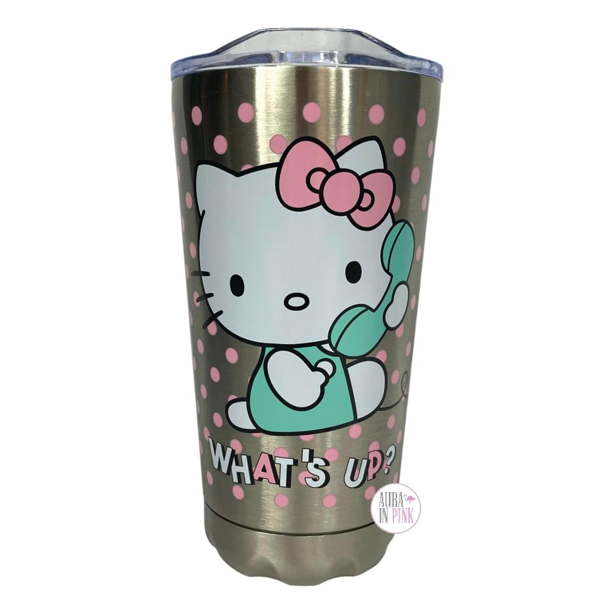 Hello Kitty By Sanrio What's Up Telephone Pink Polka-Dot Stainless Ste ...