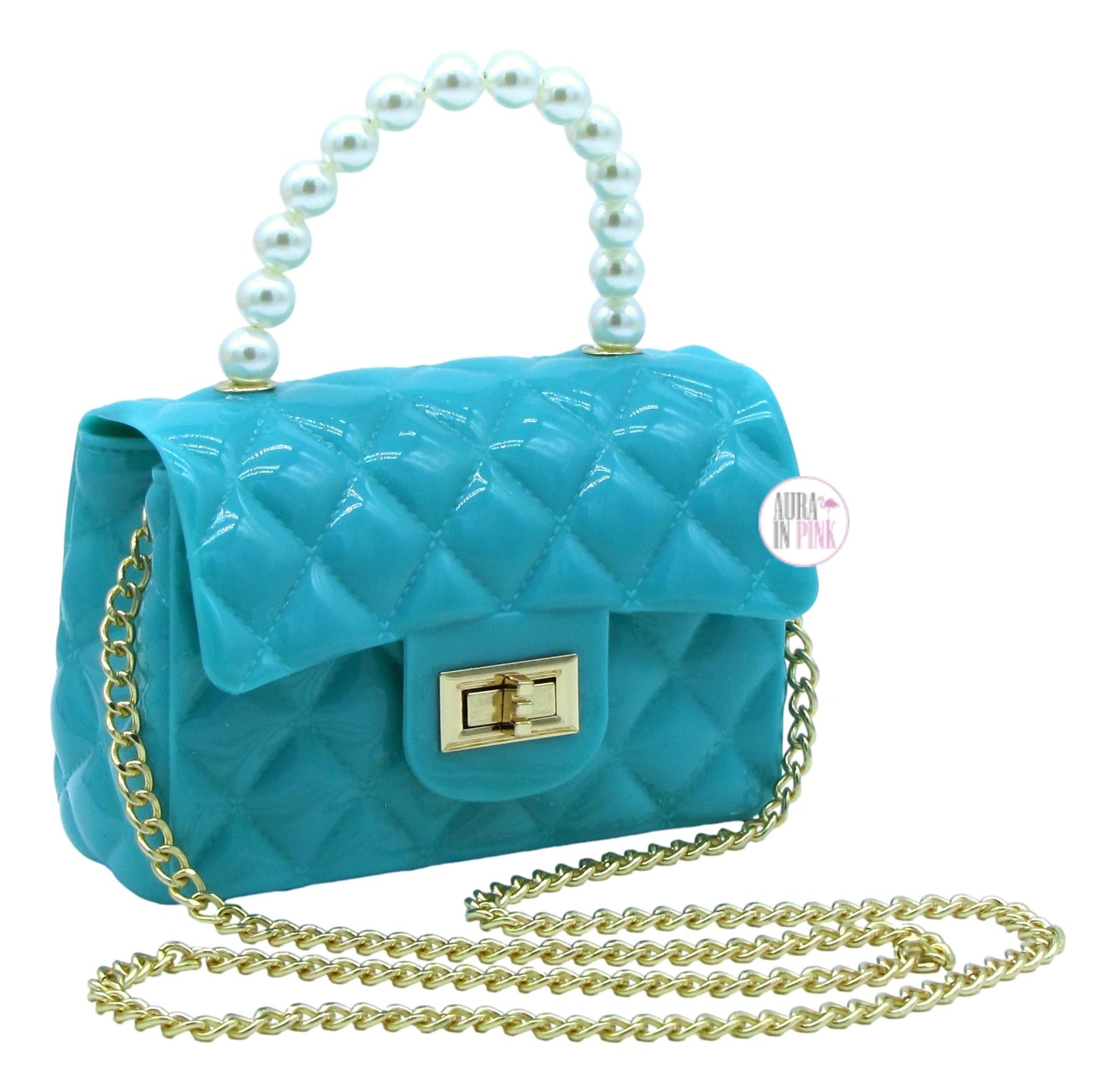 Square Quilted Chain Link Handle Purse – BPosh Beauty Bar & Boutique