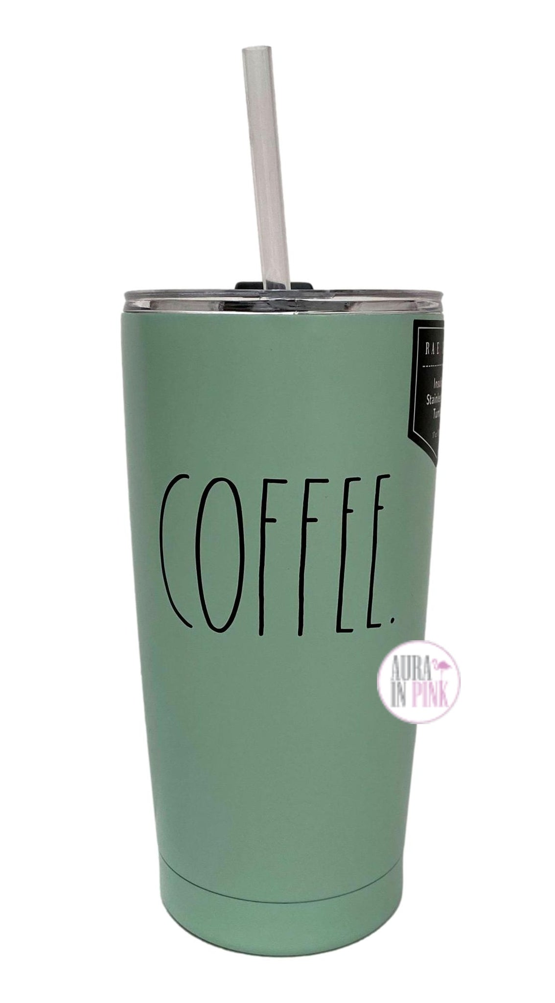 Coffee Tumbler with Straw