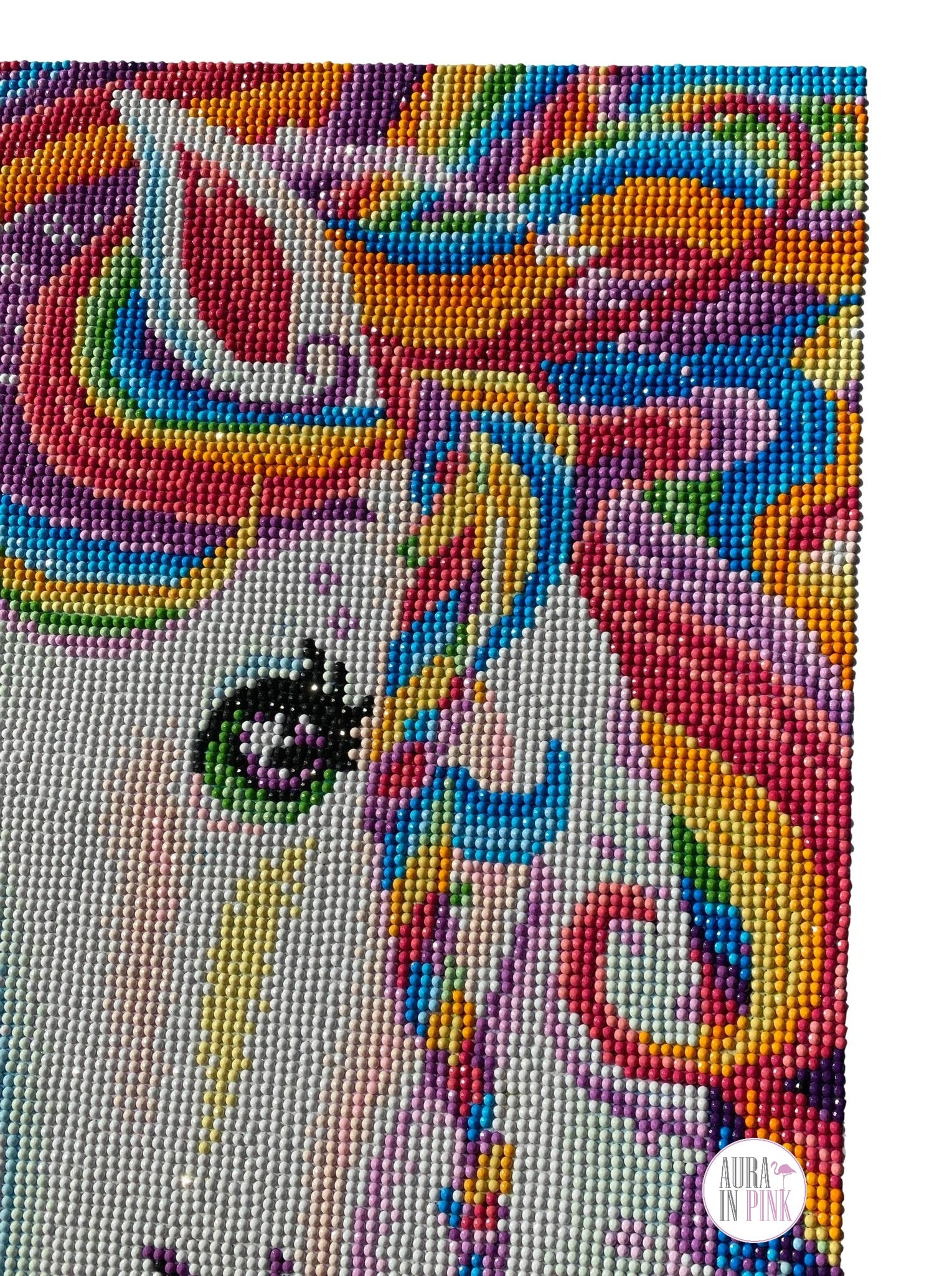 5D Diamond Painting Bright Rainbow Unicorn Kit