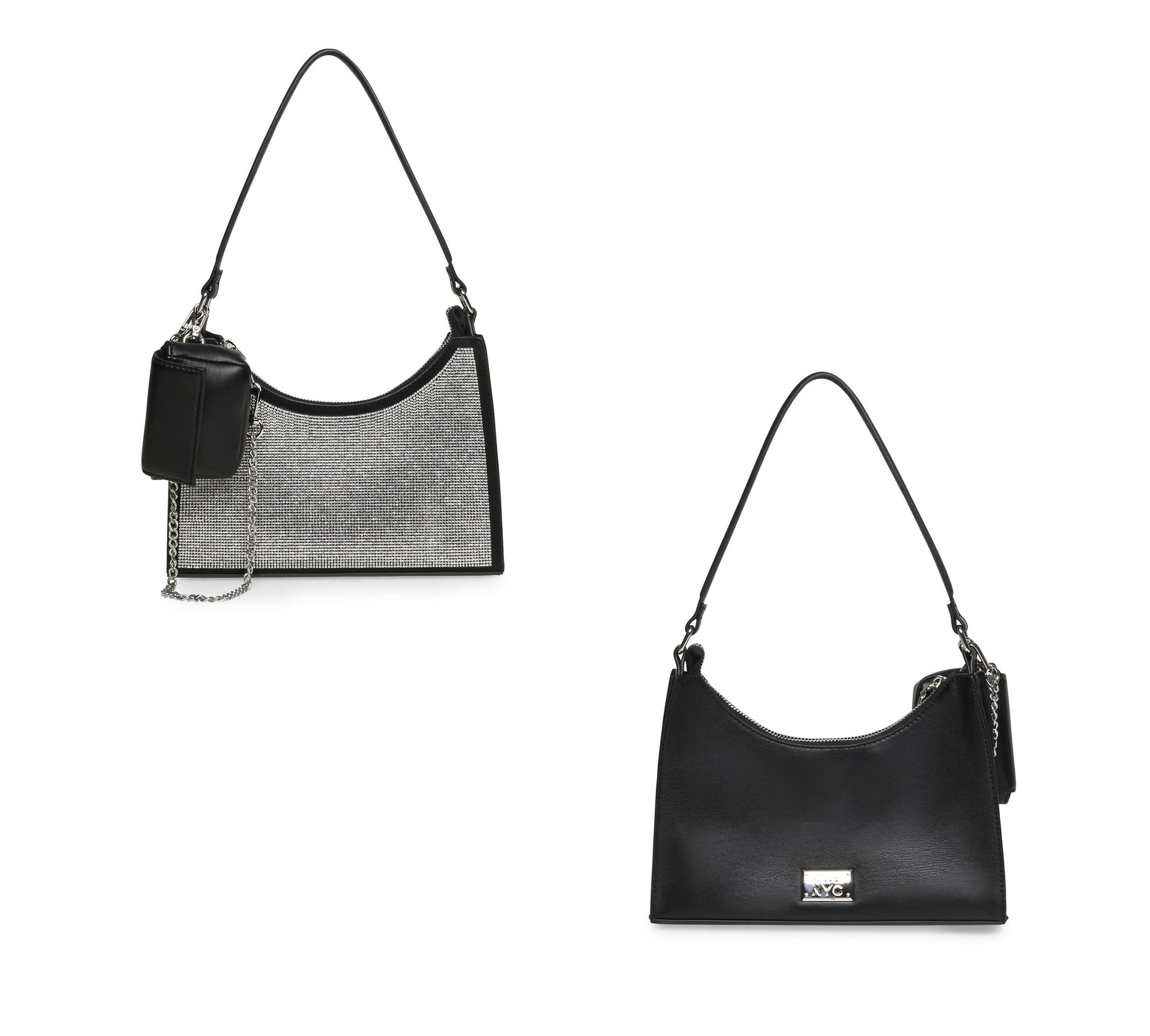 B. Makowsky Black Shoulder Bag Handbag – Collectors Crossroads